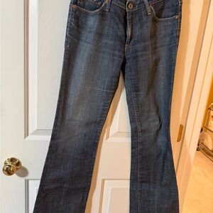 AG Adriano Goldschmied Dark Blue Flare Jeans